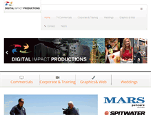 Tablet Screenshot of digitalimpact.com.au